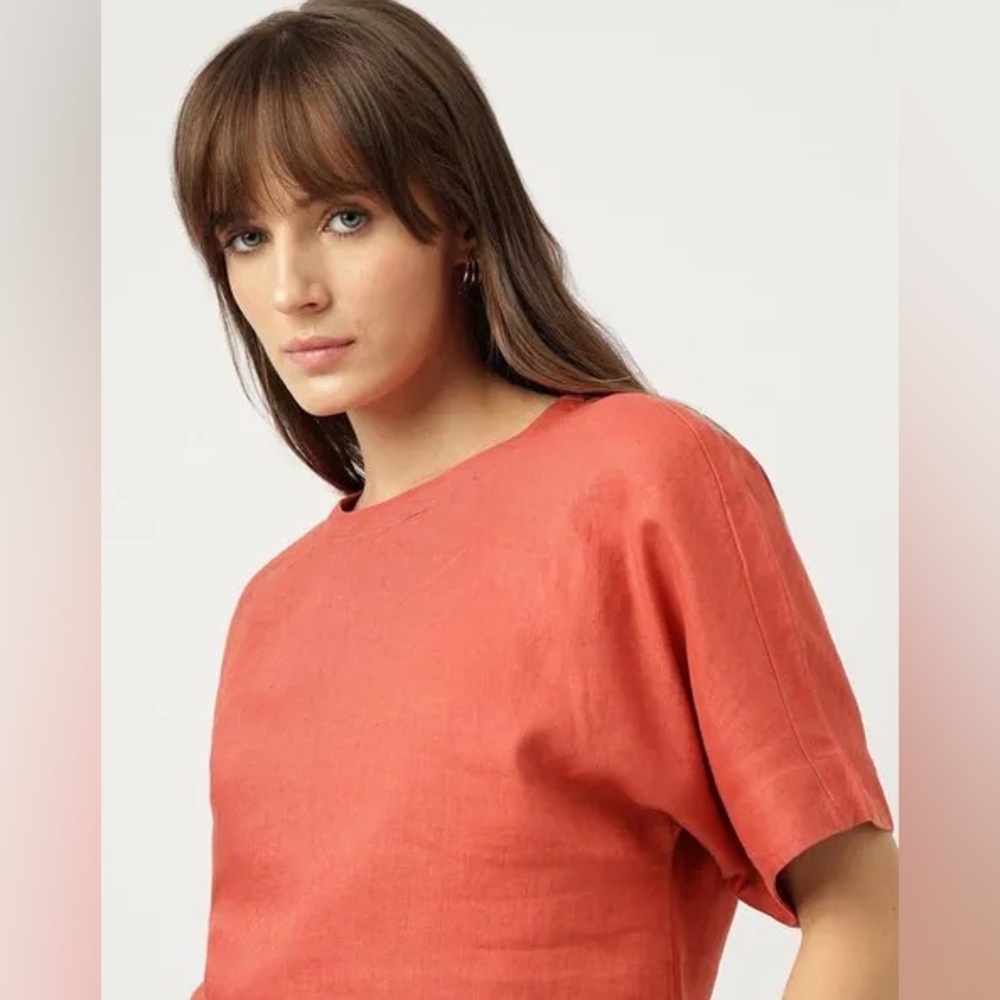 Rachel Zoe Coral linen Blouse